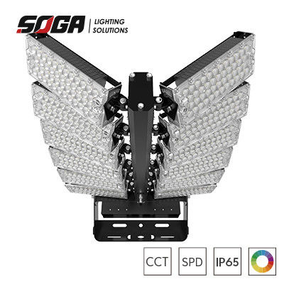 주문 600-1800W LED 고전력 빛 바람 부하를 위한 스포츠 빛 17급 바람 부하 56.1-61.2 M/s를 견딜 수 있다 online manufacture